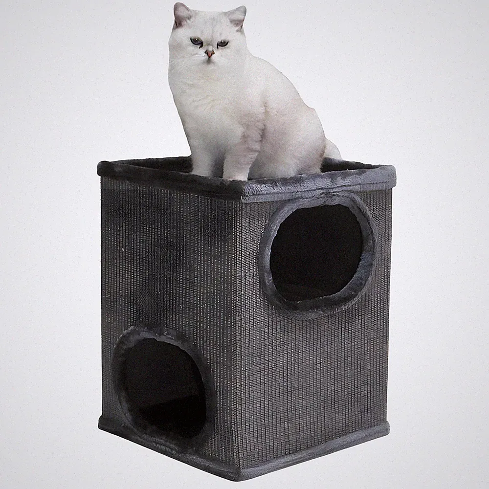 Nobby Kratztonne Adra dunkelgrau Sisal Kratzbaum Kratzturm Kratzsäule Katze