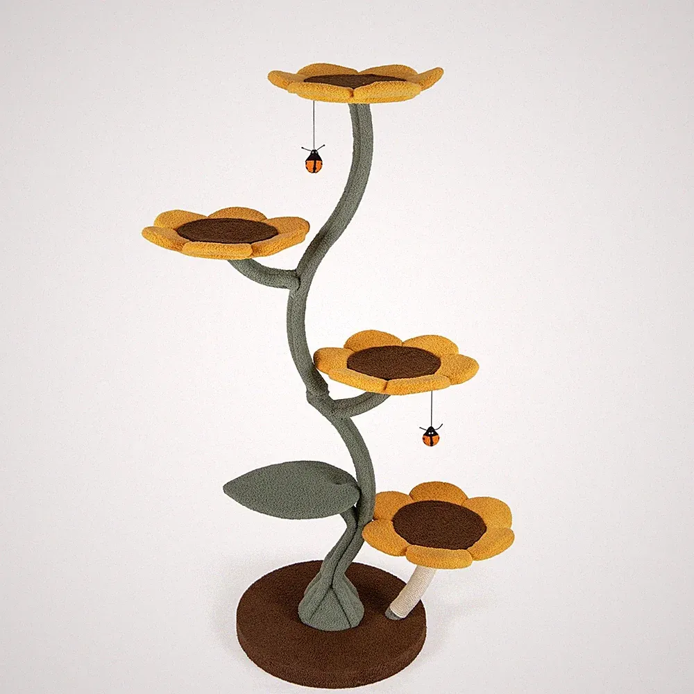kratzbaum katze blume