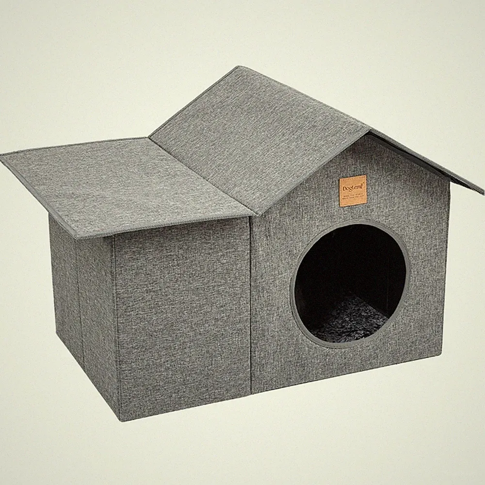 Outdoor Katzenhaus waschbar Katzenhaus mit Innenkissen langlebig