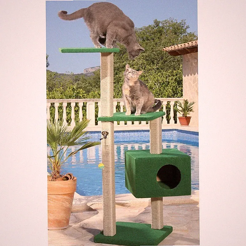 Outdoor Kratzbaum Summertime von Clevercat ideal für Balkon oder Terrasse