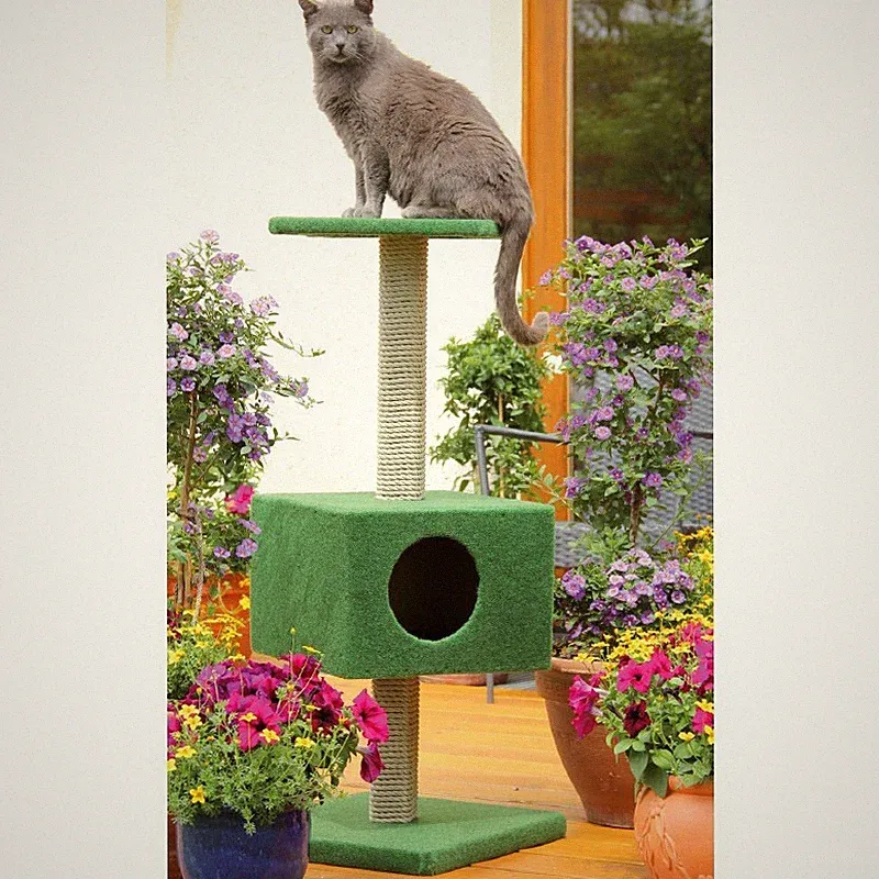 Outdoor Kratzbaum Terasso Maggy von Clevercat ideal für Balkon oder Terrasse