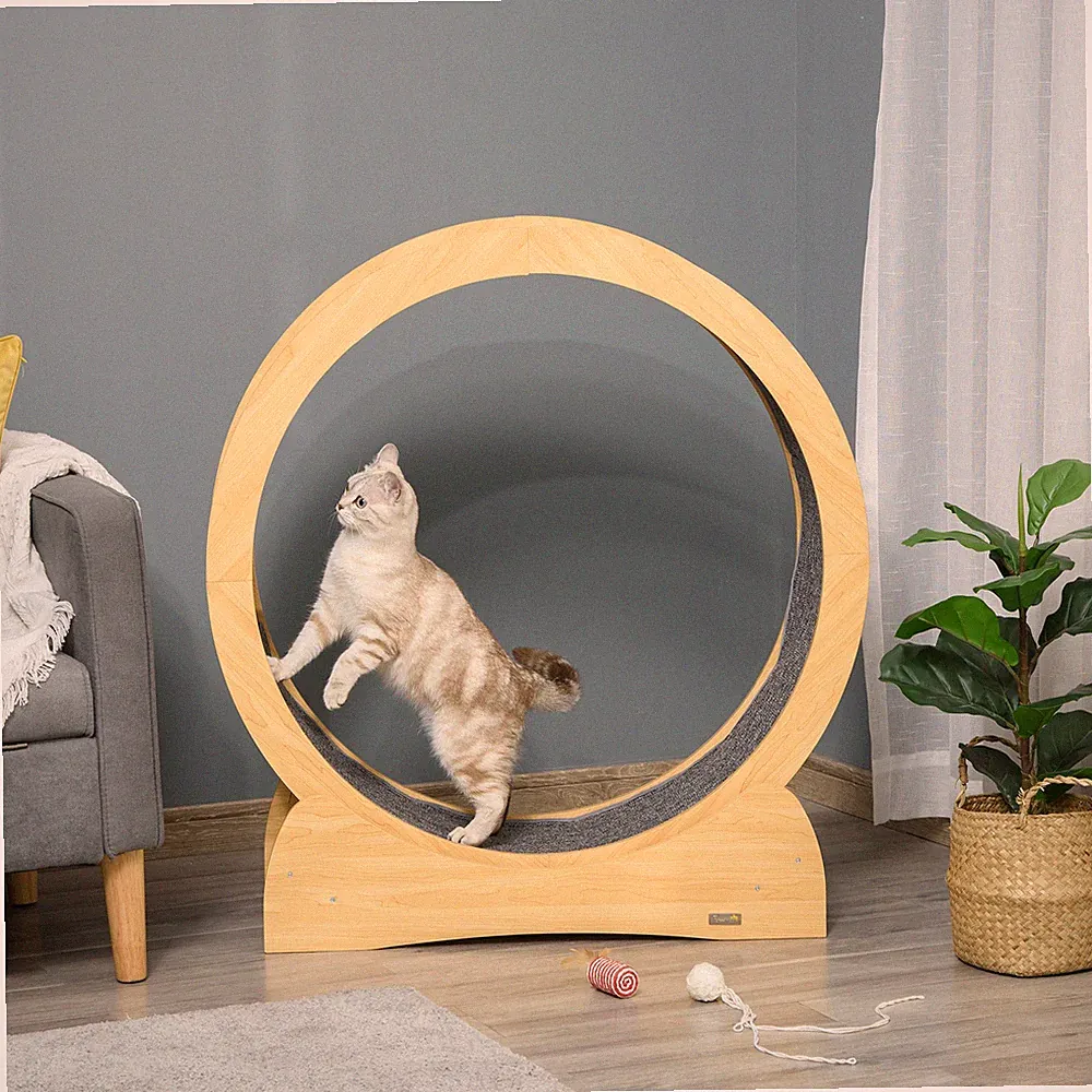 PawHut Cat Heimtrainer, 30 Zoll Laufband mit Bremse, generalüberholt