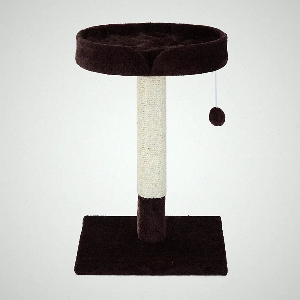 PawHut Kätzchen Kratzbaum Kratzbaum Activity Center Bett Spielen mit Spielzeug