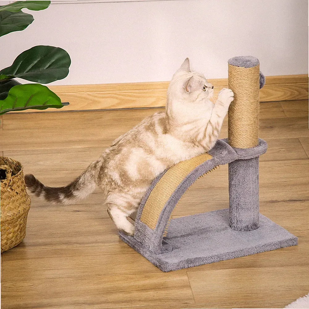 PawHut Kratzbaum für Katzen mit Katzenkratzbrett, Kratzbaum, Katzenreizball