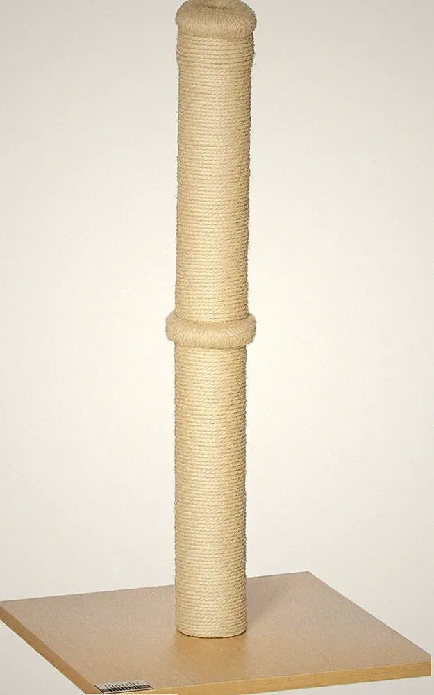 PawHut Kratzsäule 60 cm hoch Kratzstamm für Katzen bis 5 kg, Kratzbaum mit S