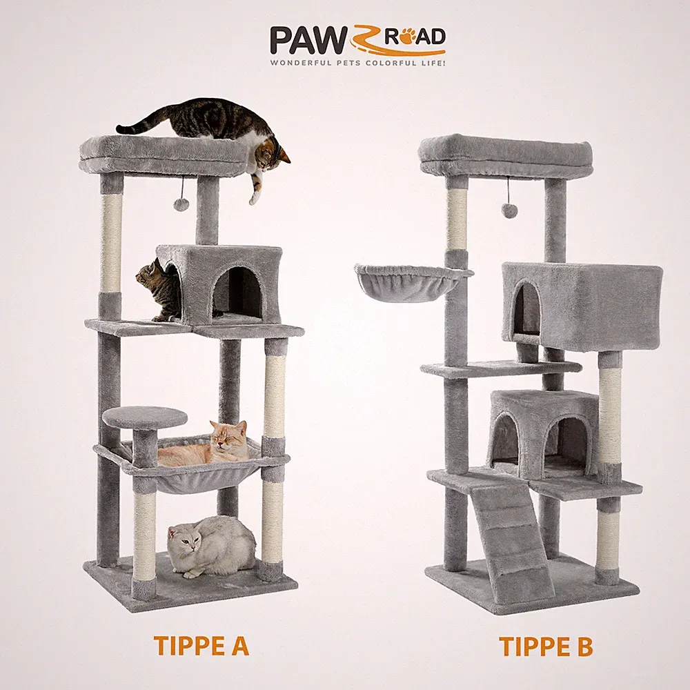 PAWZ Road Kratzbaum Katzenbaum Sisal Katzenkratzbaum Große Katzen Kletterbaum