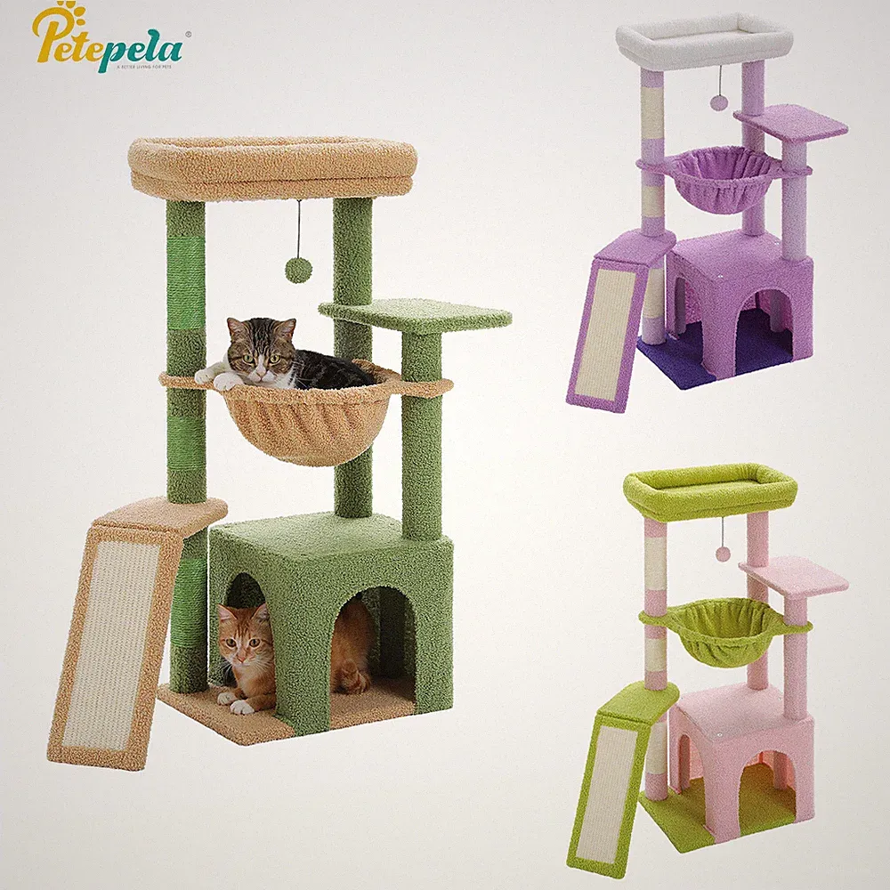 PETEPELA Kratzbaum Katzenbaum Katzen Katzenkratzbaum Sisal Kletterbaum Spielbaum