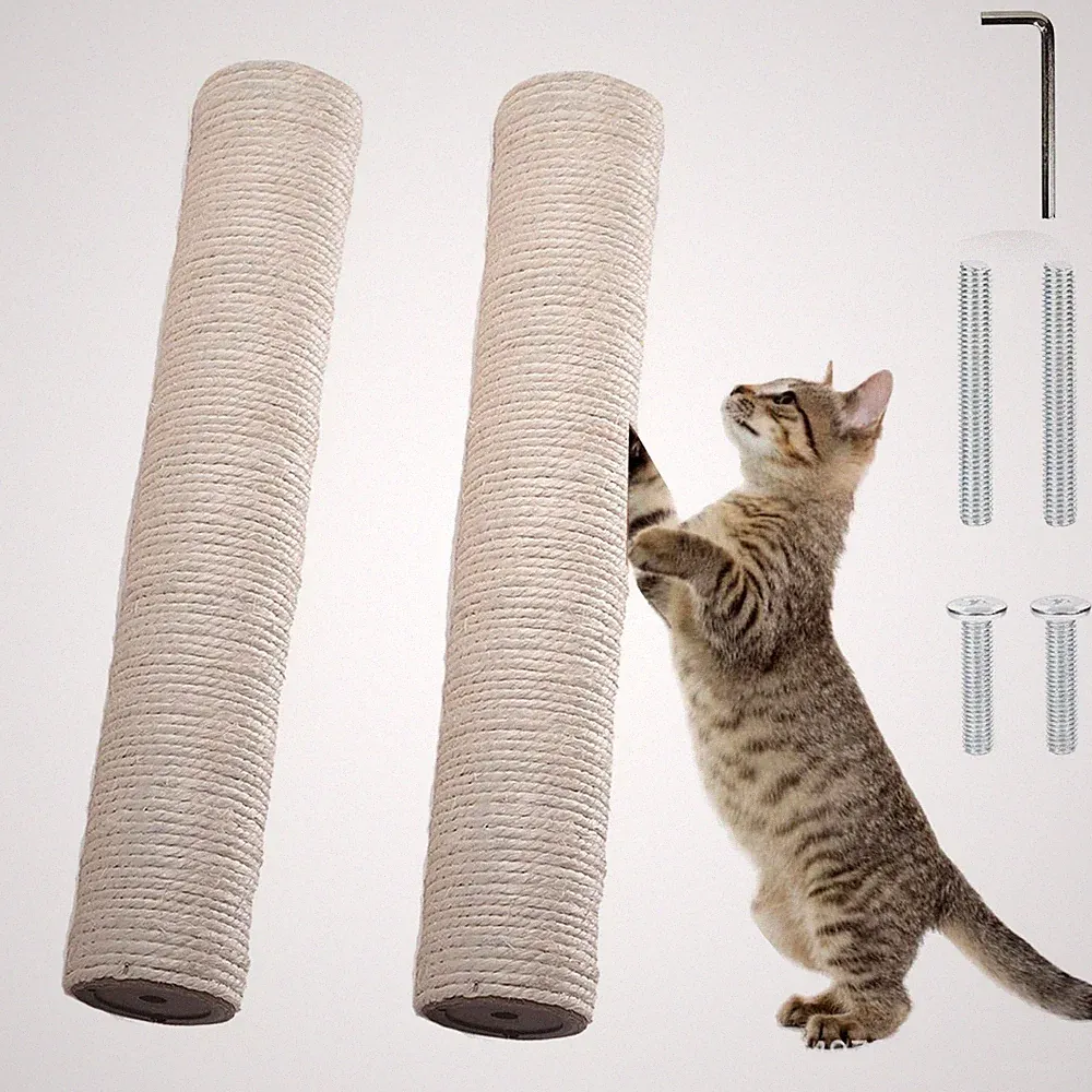 Plüschgefieder 2 Stück Katzenkratzbaum Ersatz 40 cm/15,7 Zoll Sisal