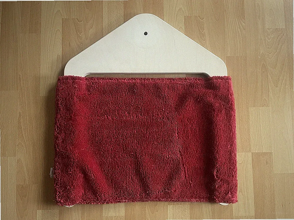 Profeline Kratzbaum Modul LE3 Hängematte rot Holz weiß