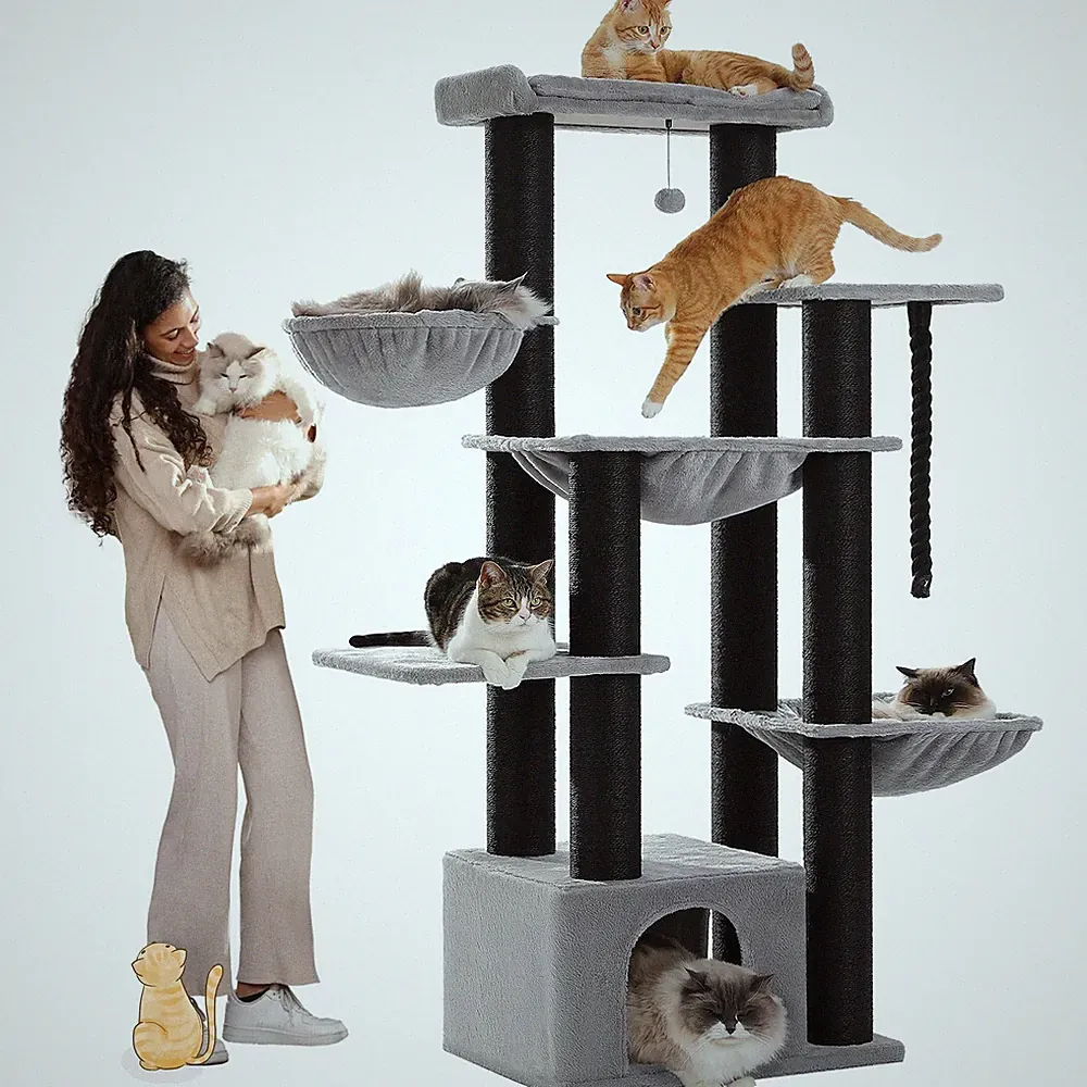 kratzbaum für große katzen dicke stämme