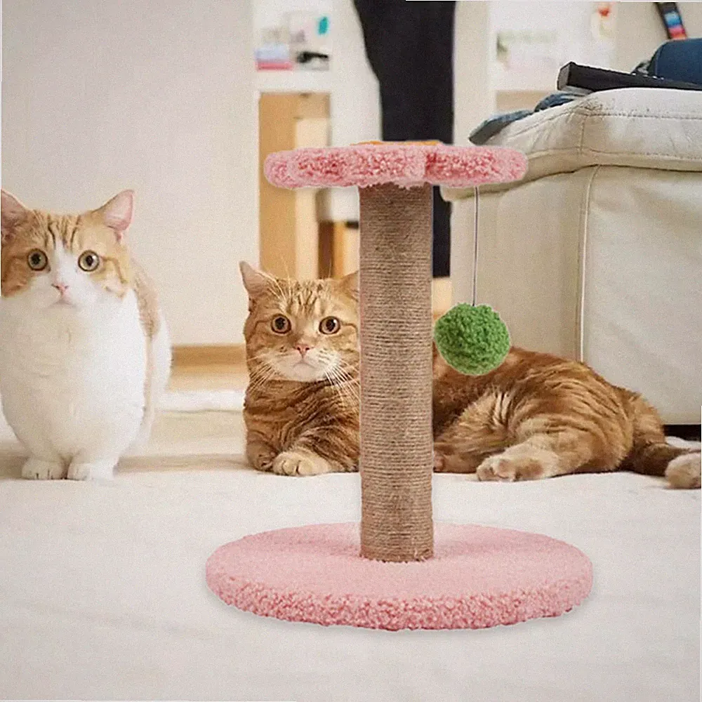 Robuster Katzenkratzbaum Interaktives Spielzeug Kratzbaum Haustier Katzen Klettergerüst