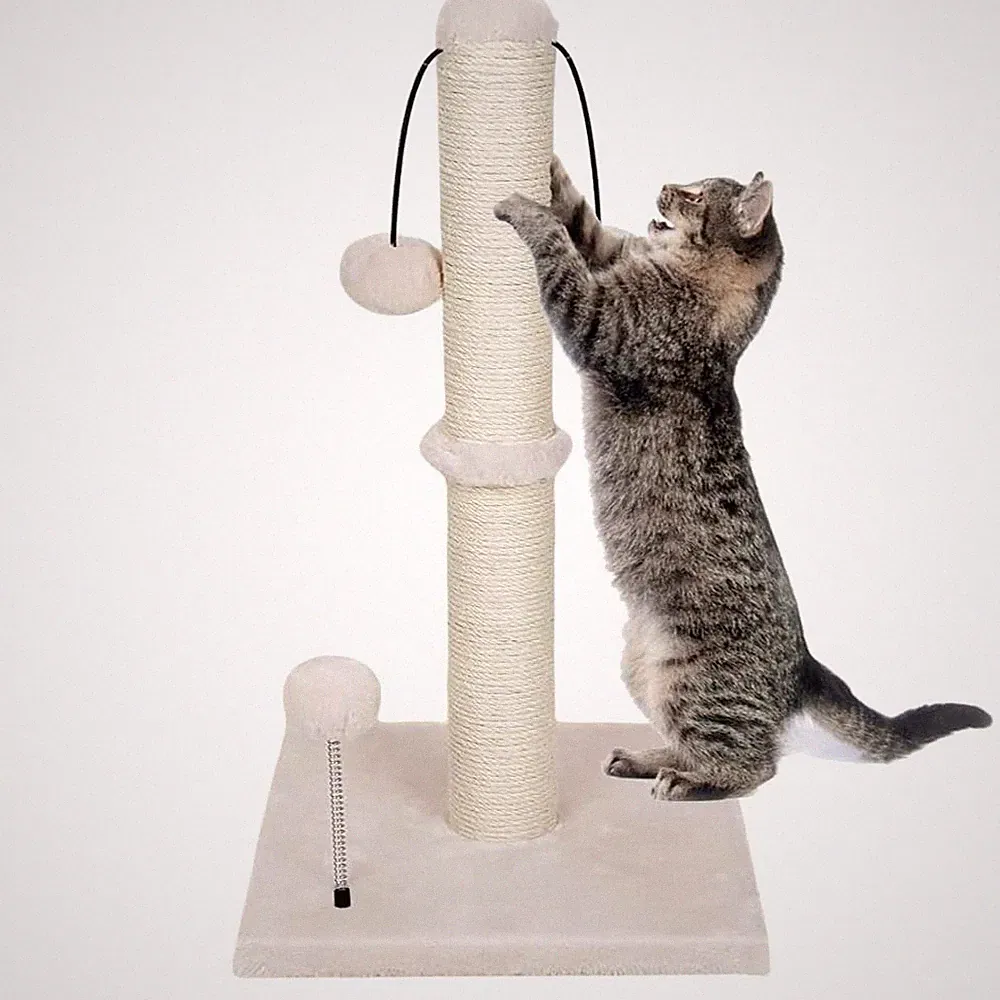 SGAVAHSG 52cm beige Katzenkratzbaum für Katzen im Innenbereich, 20,5" Katzenkratzer