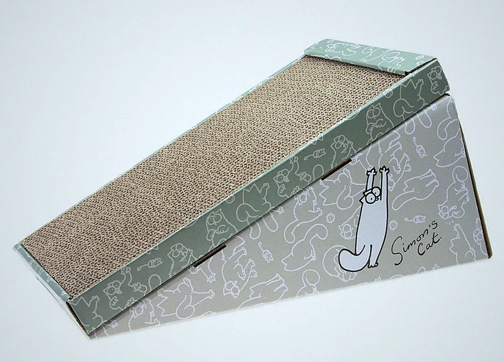 Simon's Cat Kratzrampe Katzenspielzeug 47x26x25 cm Kratzbaum Kratzpappe