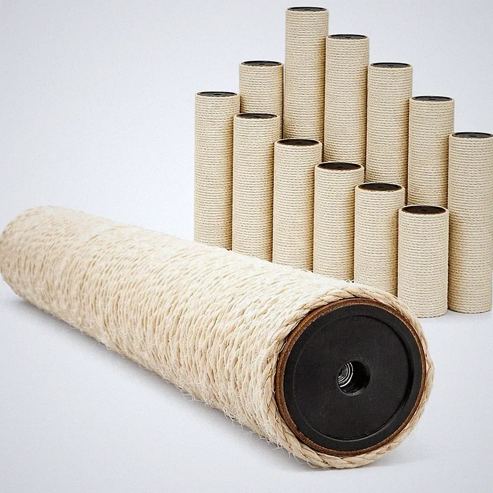 Sisal Ersatzstamm für Kratzbaum 35 cm Ø 7,4 cm M8 Pfotenfreund Kratzstamm r...