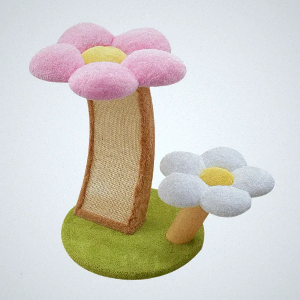 Sisal-Kratzbaum für Kätzchen, zum Klettern, mehrschichtig, zum Springen und