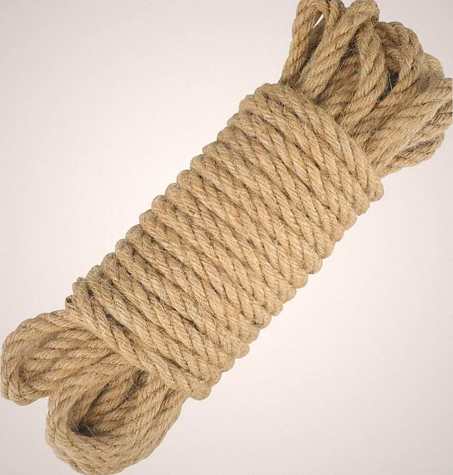Sisal Seil 8mm 10m Natur Hanfseil Kordel Geflochten für Katzen Kratzbaum