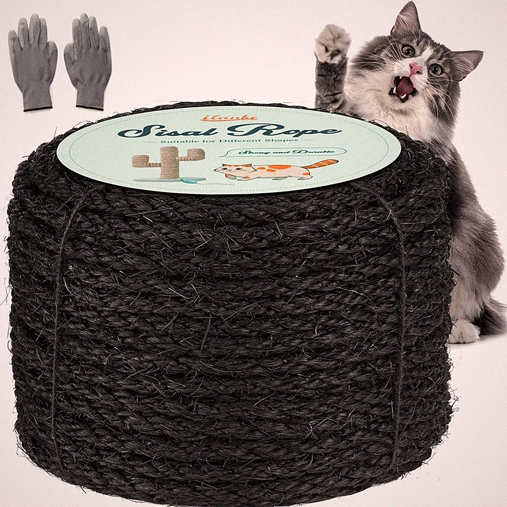 Sisalseil, Katzenkratzbaum Seil, Sisal Schnur 60m für DIY