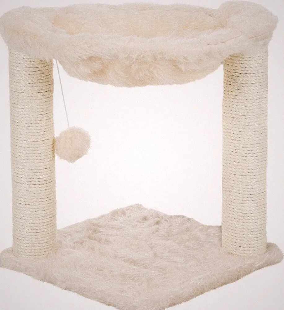TRIXIE Kratzbaum Baza Katzenbaum Katzenkratzbaum Kletterbaum 50 cm creme