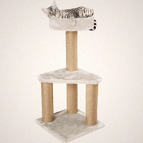 Trixie Kratzbaum Katze Cat Ivan 82 cm, lichtgrau
