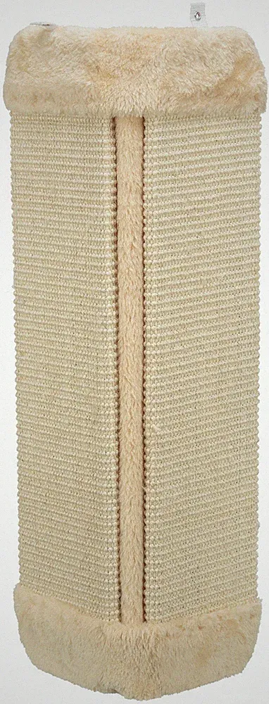 Trixie Kratzbrett für Ecken -43431 :: 32 × 60 cm Sisal/Plüsch