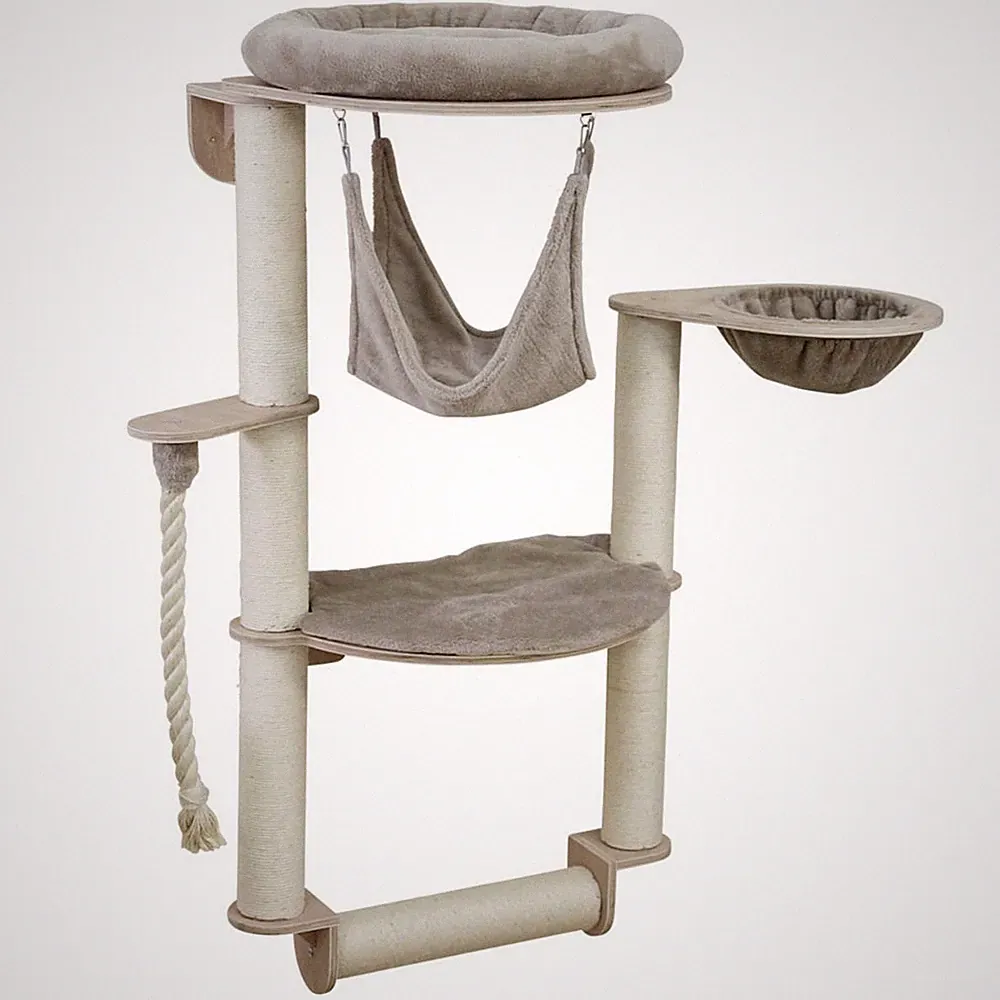 Wandkratzbaum DOLOMIT GRAPPA PRO Katzenbaum 138 cm Kletterbaum Wandmontage