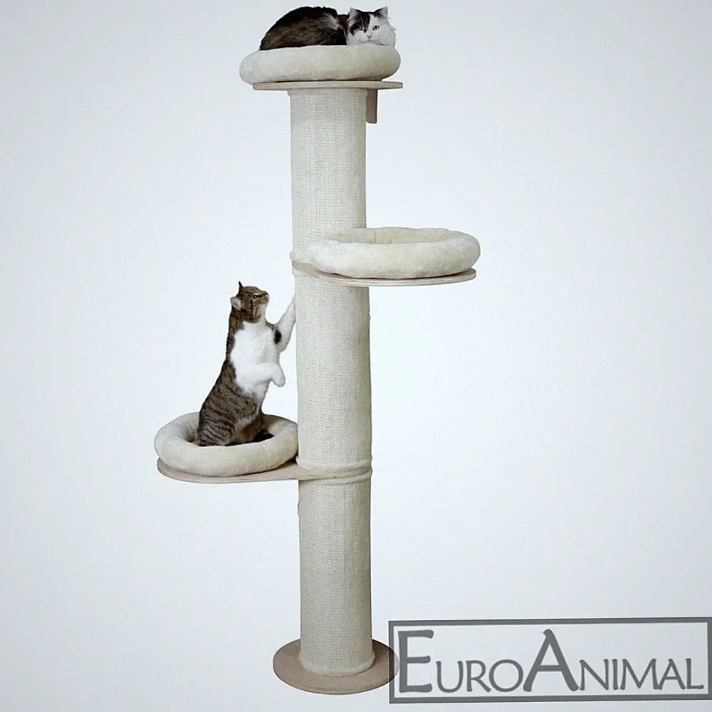 Wandkratzbaum Dolomit Tower 187 cm Katzenmöbel Kletterbaum für große Katzen