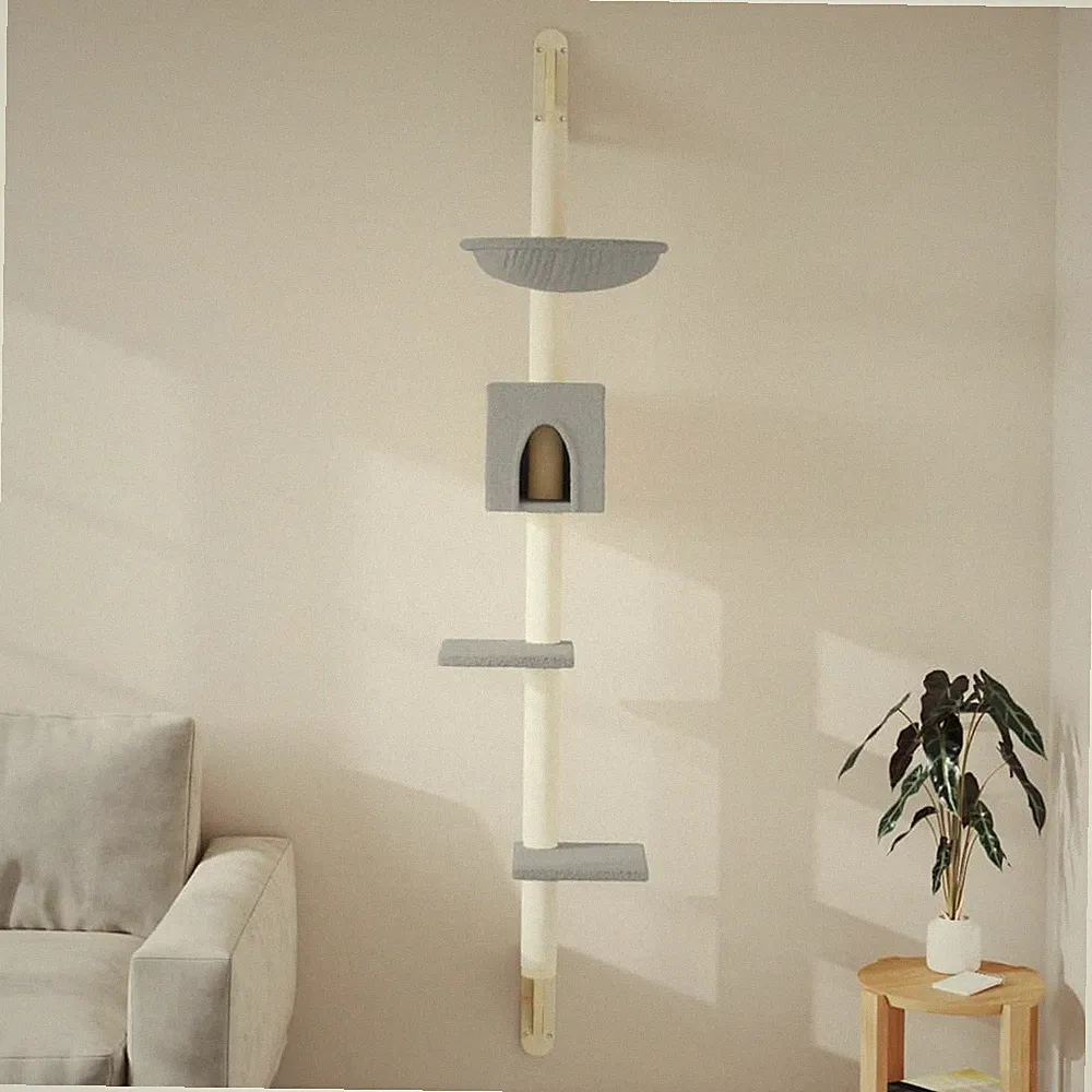 Wandkratzbaum Katzen Kletterwand Wandmontage Kratzbaum Kratzsäule Katzenmöbel