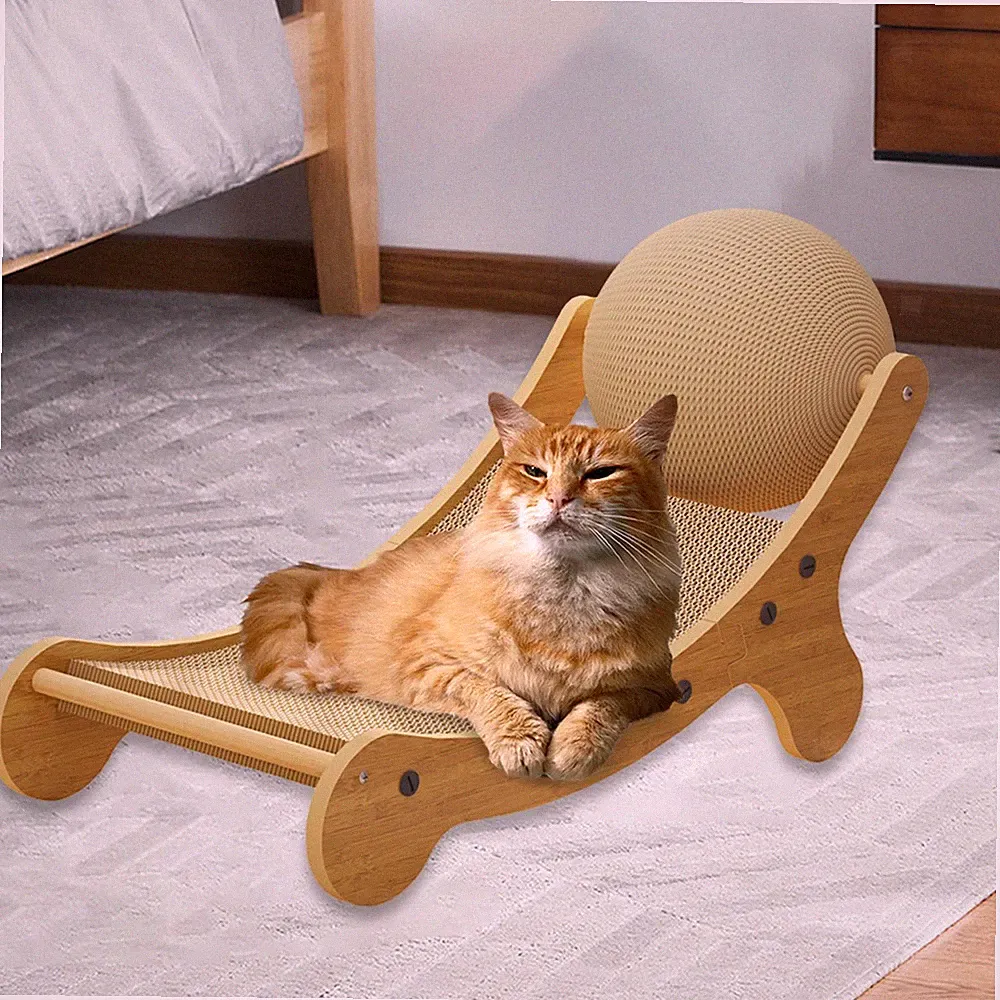 Wellpappe Sisal Katzenkratzbaum Schleifkrallenspielzeug Katzenkratzbrett