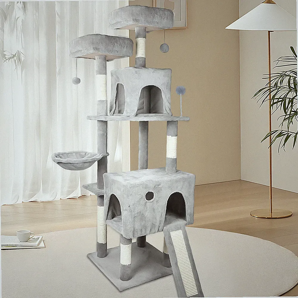 XXL Kratzbaum Katzenbaum Katzenkratzbaum Kletterbaum Spielbaum für Katzen